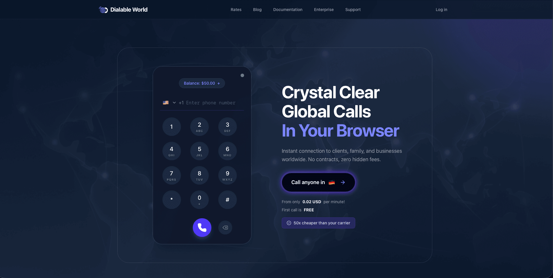 Dialable — product screenshot